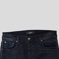 Amiri MX1 Bandana Patch Jeans in Aged Black