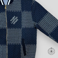 Louis Vuitton Tennis Damier Quilted Cotton Bomber in Navy Blue
