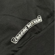 Chrome Hearts Vertical FU Logo Hoodie in Black/White