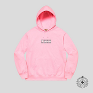 Supreme X Burberry Box Logo Hooded Sweatshirt in Light Pink