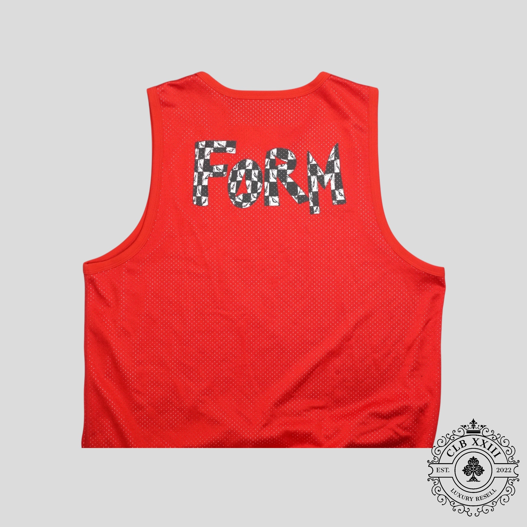 Chrome Hearts Reversible Mesh Team 99 Jersey in Red