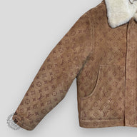 Louis Vuitton Monogram Shearling Jacket
