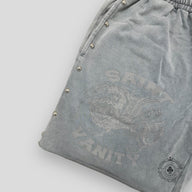 Saint Vanity French Terry Cotton Sweatshorts