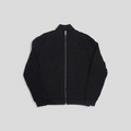 CLB XXIII Louis Vuitton black cotton tracktop featuring an all-over embossed monogram pattern and a full zip front.