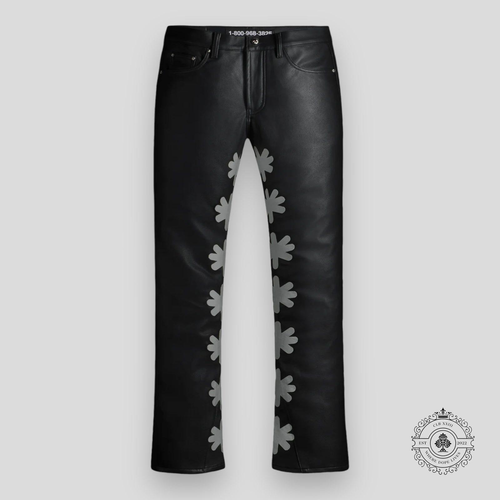 Lostshdws Waxed Denim in Black / Grey