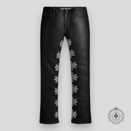 Lostshdws Waxed Denim in Black / Grey