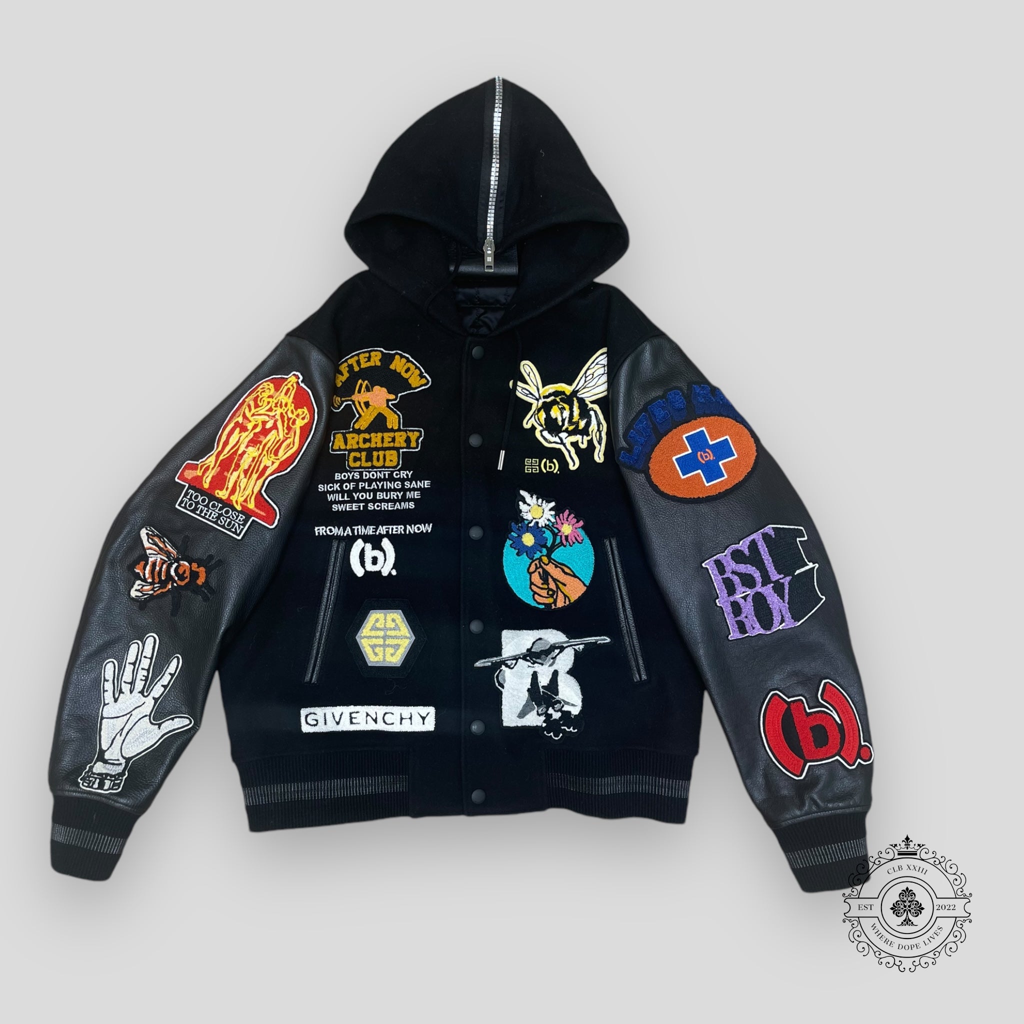 Givenchy X Bstroy Hooded Varsity Jacket