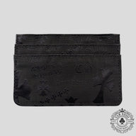 Chrome Hearts Nylon Motif Scroll Plate Cardholder in Black
