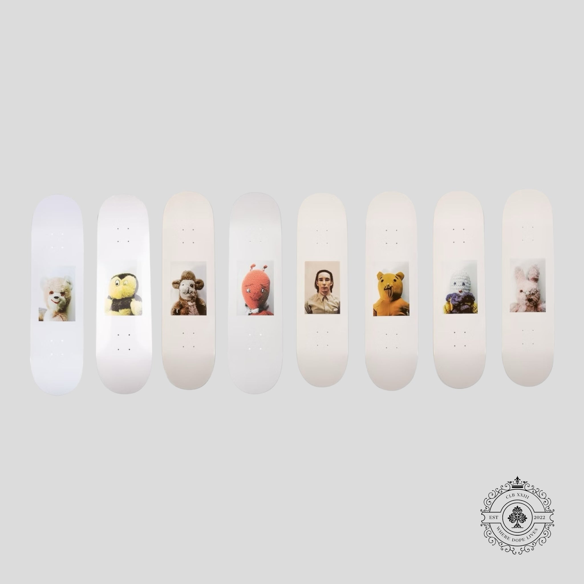 Supreme x Mike Kelly Ahhyouth! Skate Deck Set
