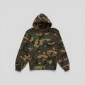 Supreme Satin Applique Hooded Sweatshirt in Woodland Camo (SS26)