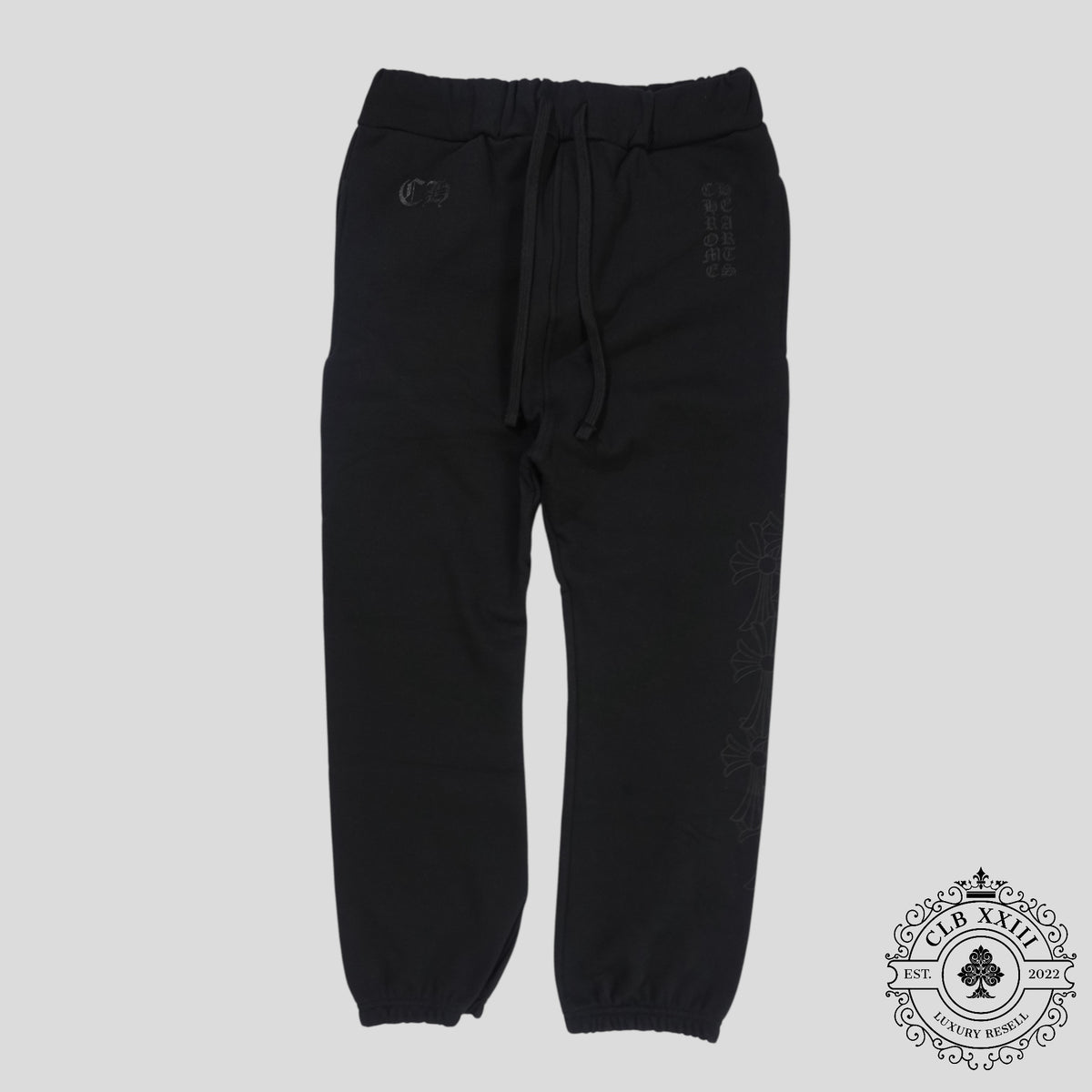 Chrome Hearts Triple Black Miami Exclusive Sweatpants