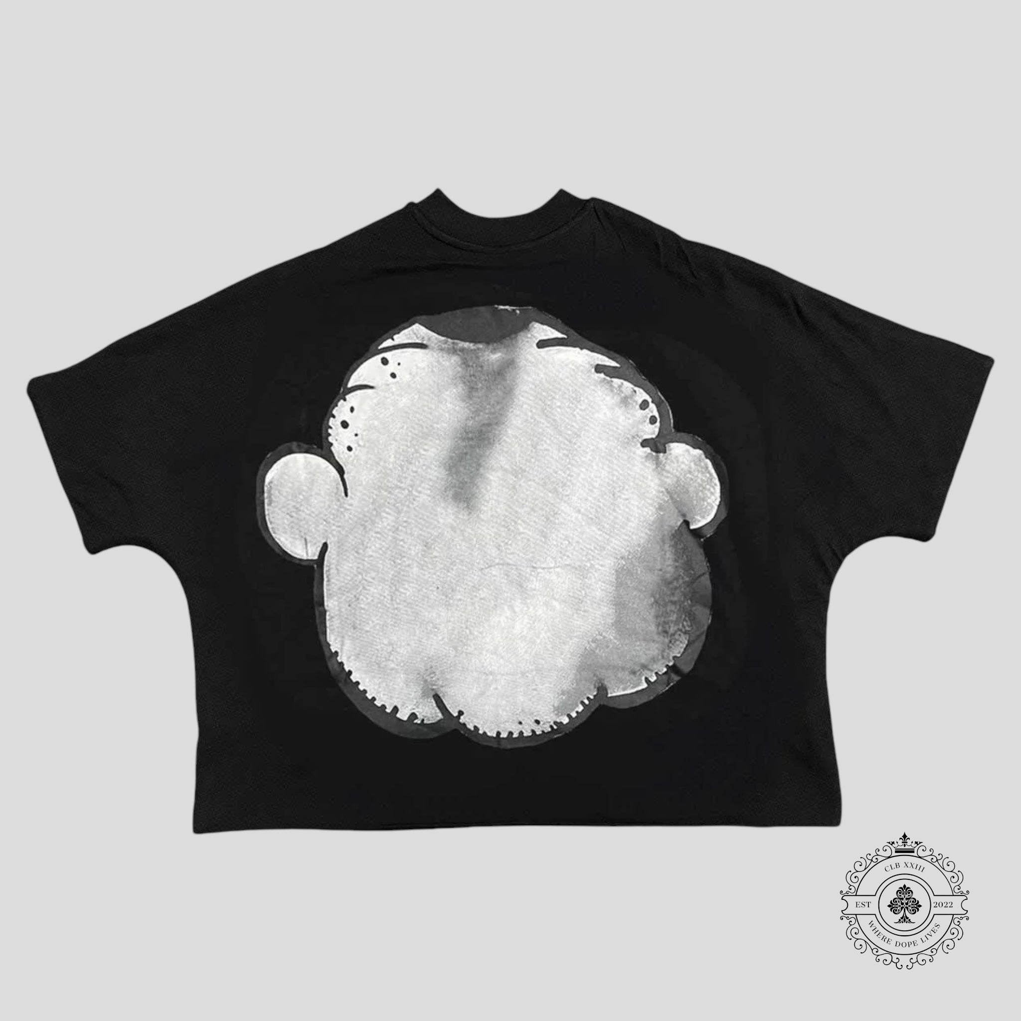 Billionaire Studios Bloo Frown Tee in Black