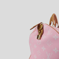 Louis Vuitton Speedy P9 Bandoulière Calfskin Bag, hardware detail view