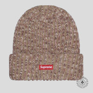 Supreme Rainbow Loose Gauge Beanie in Tan