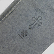 Chrome Hearts Levis Leather Cross Patch Jeans