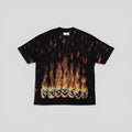 Supreme MM6 Maison Margiela Flaming Skulls Oversized Tee
