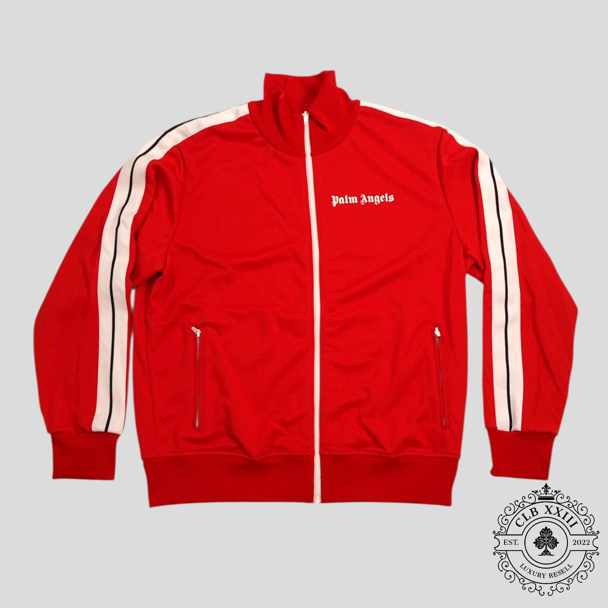 Palm Angels Track Jacket in Red