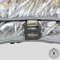 Balenciaga Crush Small Chain Bag in Silver