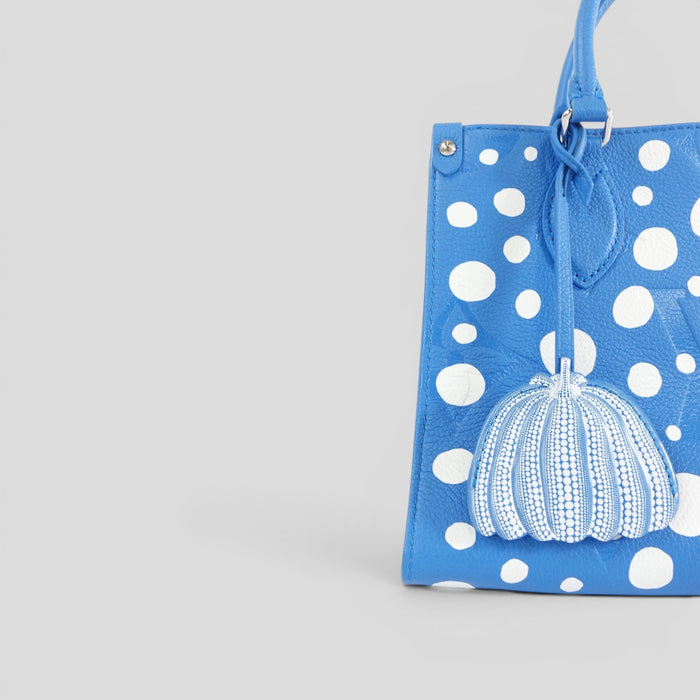 Louis Vuitton X Yayoi Kusama OnTheGo PM Tote Bag in Blue