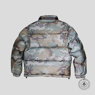 Supreme FW18 Reflective Down Jacket in Woodland Camo - Preowned