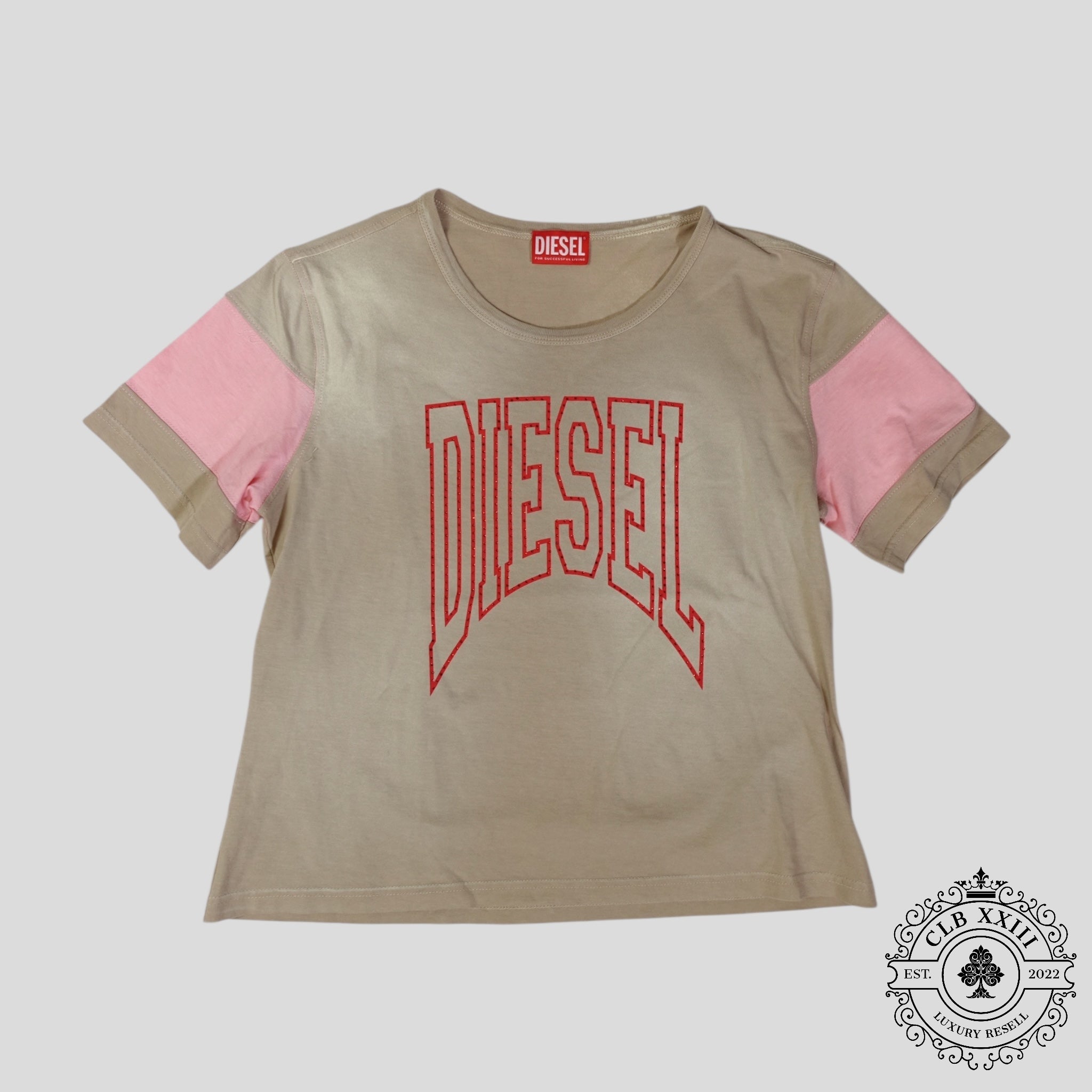 Diesel Kids Crystal Outline Tee