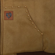 Blind Love Mahogany Suede Work Jacket