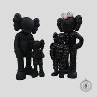 Kaws Family Vinyl Figures in Black