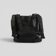 Chrome Hearts Fleur Patch Leather Gunslinger Backpack