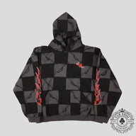 Anti Promo Matty Boy 99 Eyes Flame Hoodie in Black