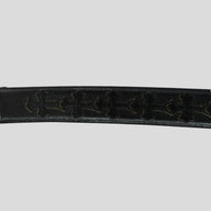 Chrome Hearts Leather Cross Patch Belt Strap