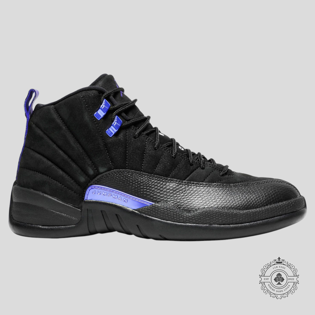 Air Jordan 12 Retro Black Dark Concord