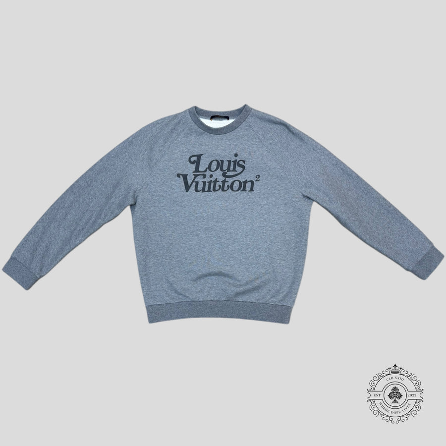 Louis Vuitton Nigo Squared LV Crewneck in Grey — authenticated Louis Vuitton at CLB XXIII