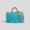 Louis Vuitton Speedy P9 Bandoulière Calfskin Bag, front view