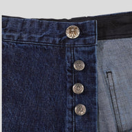 Chrome Hearts Double Turbo Diesel Carpenter Pants in Dark Wash