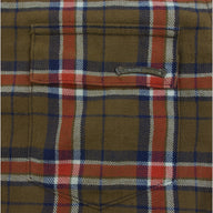 Chrome Hearts Padded Flannel Shirt in Brown / White