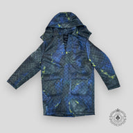Louis Vuitton Padded Monogram Tie Dye Long Coat