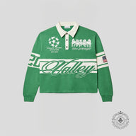 Vale Shamrock Derby Rugby Polo in Green