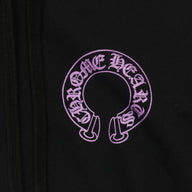 Chrome Hearts F&F Hoodie in Black / Purple