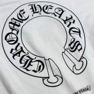 Chrome Hearts Horseshoe Logo Crewneck in White