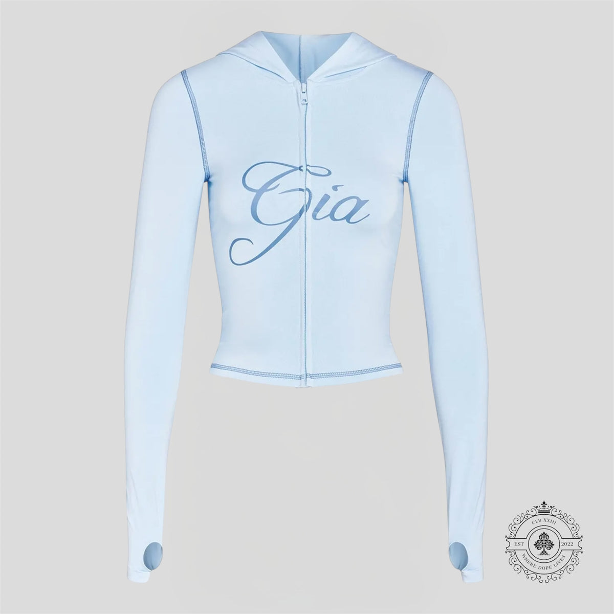 I.AM.GIA Blare Hoodie in Baby Blue