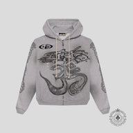 Hellstar Yoga Zip Up in Grey