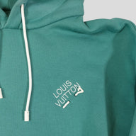 Louis Vuitton Embroidered Signature Hoodie in Marine Blue