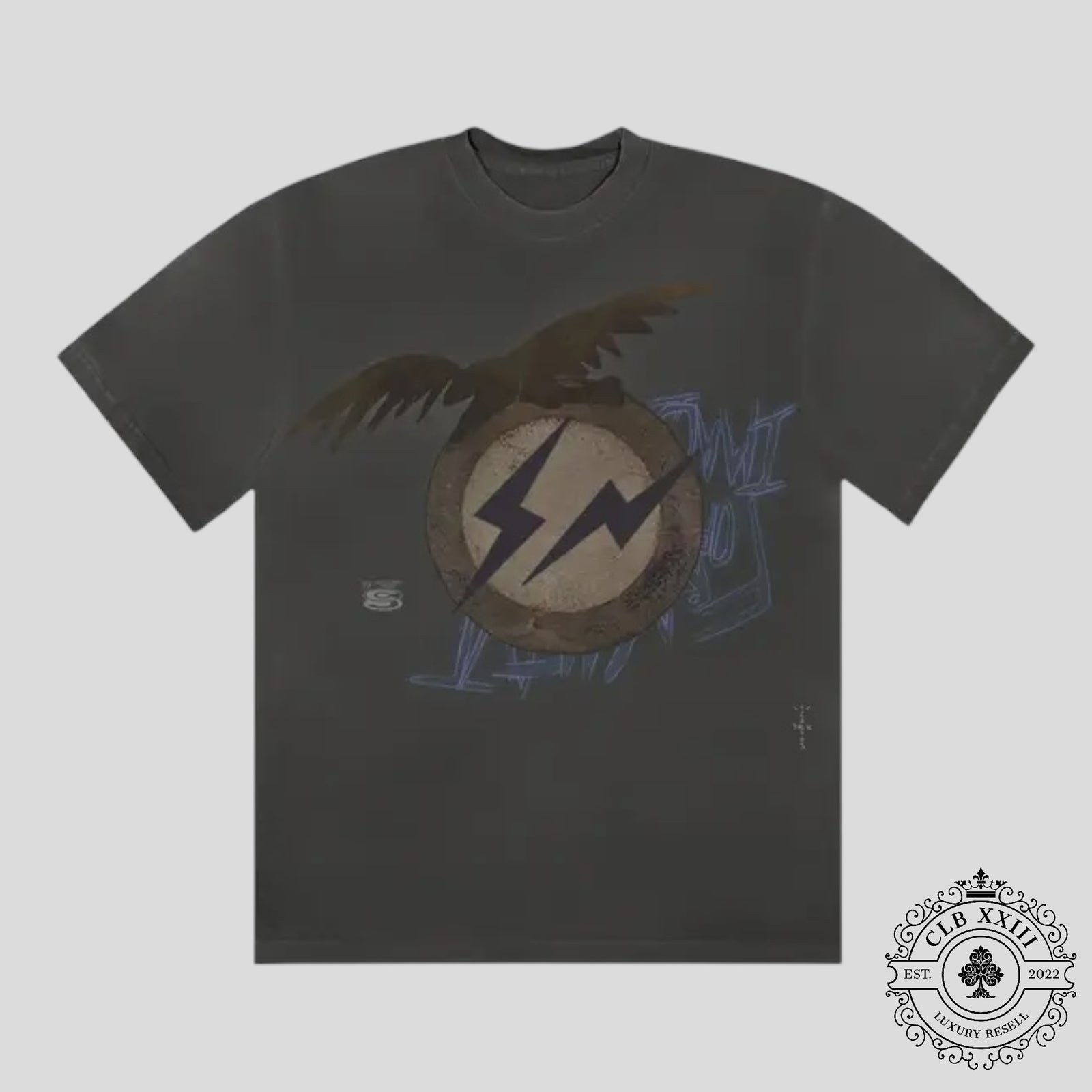 Travis Scott Cactus Jack For Fragment Create Tee in Black