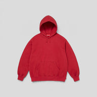 Supreme Mirrored Applique Hooded Sweatshirt in Red