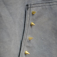 Blind Love Signature Patchwork Carhartt Jacket in Carbon Blue