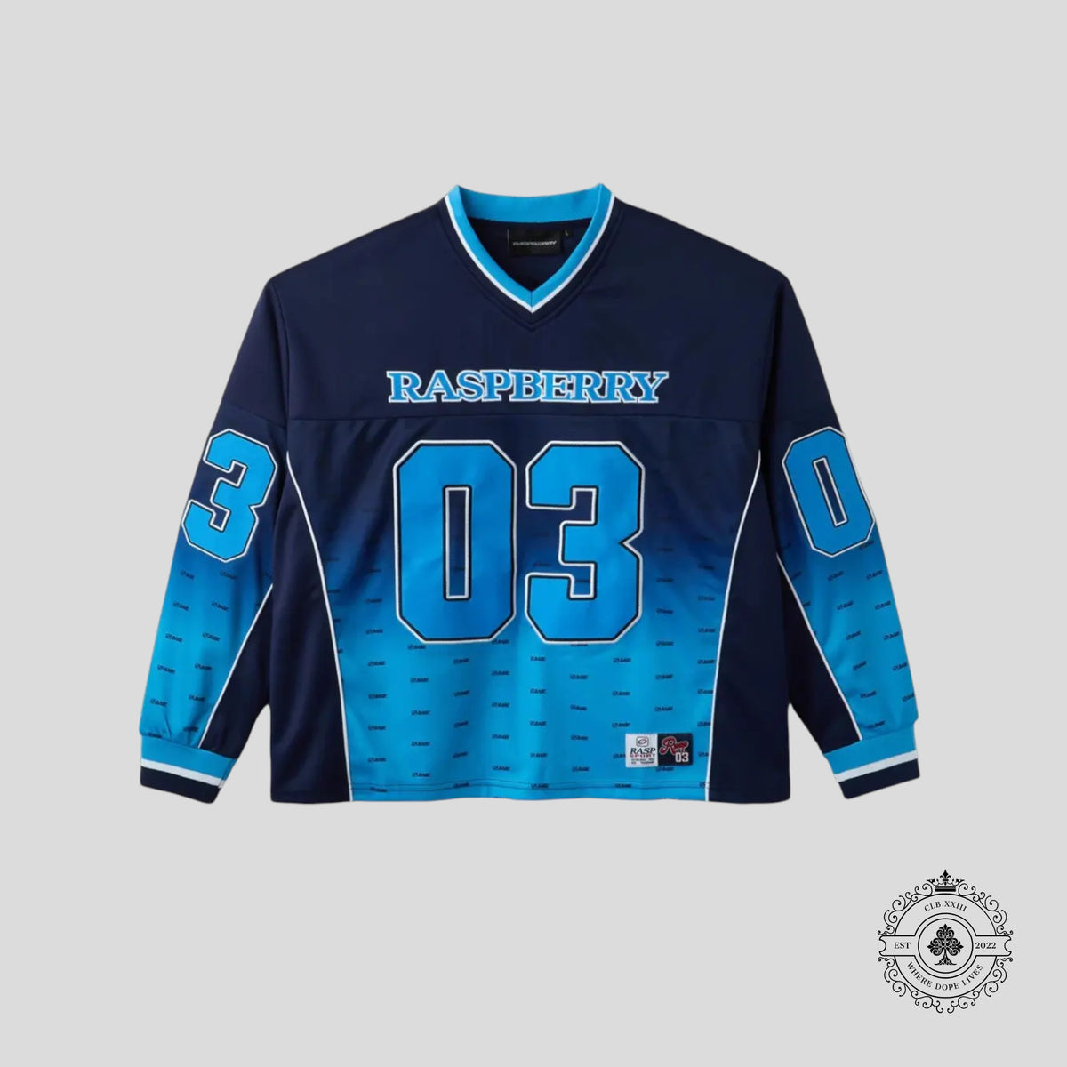 GV Gallery Raspberry Jersey in Blue