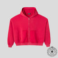 HMDD Clifford Zip Up Hoodie in Red