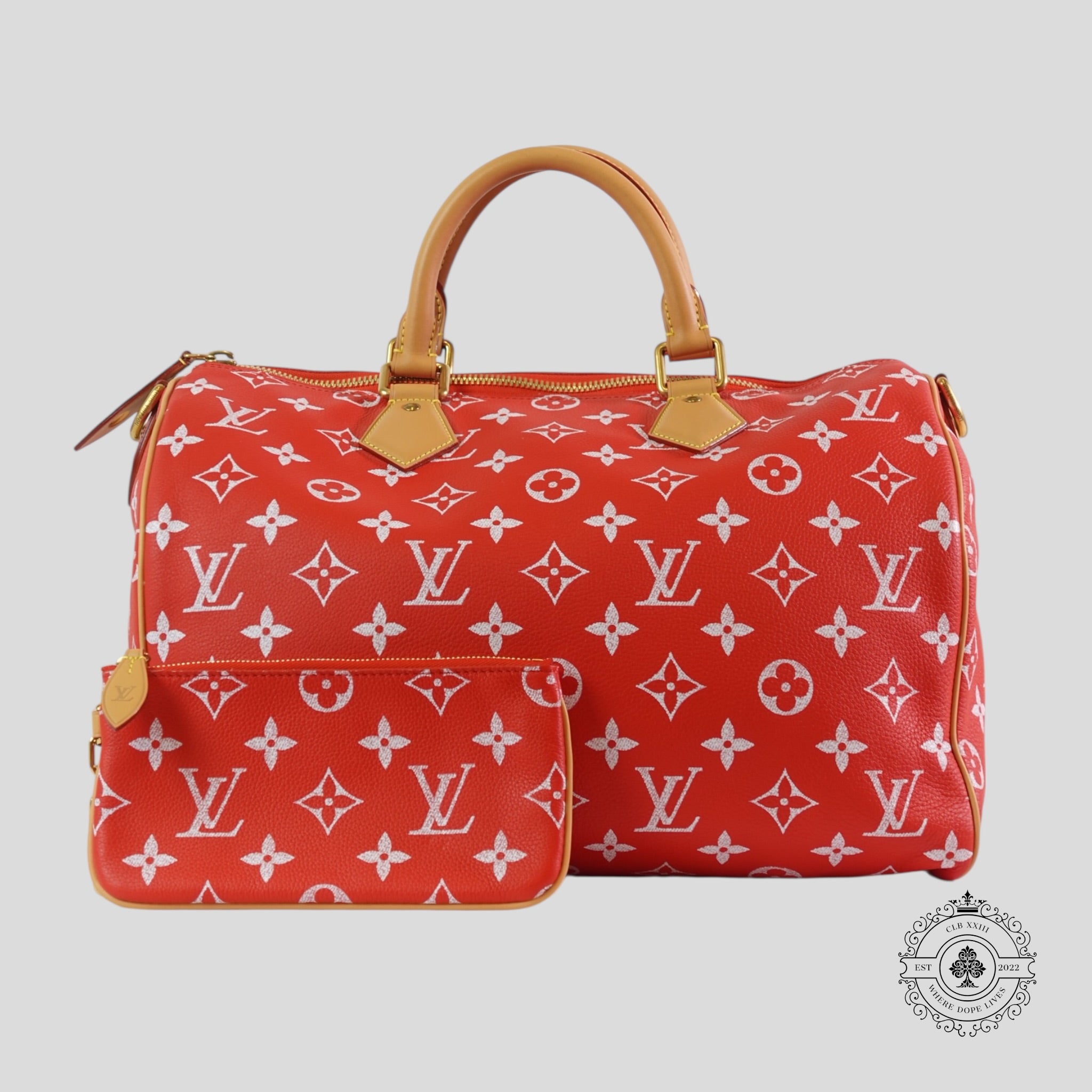 Louis Vuitton Speedy P9 Bandoulière 40 in Red
