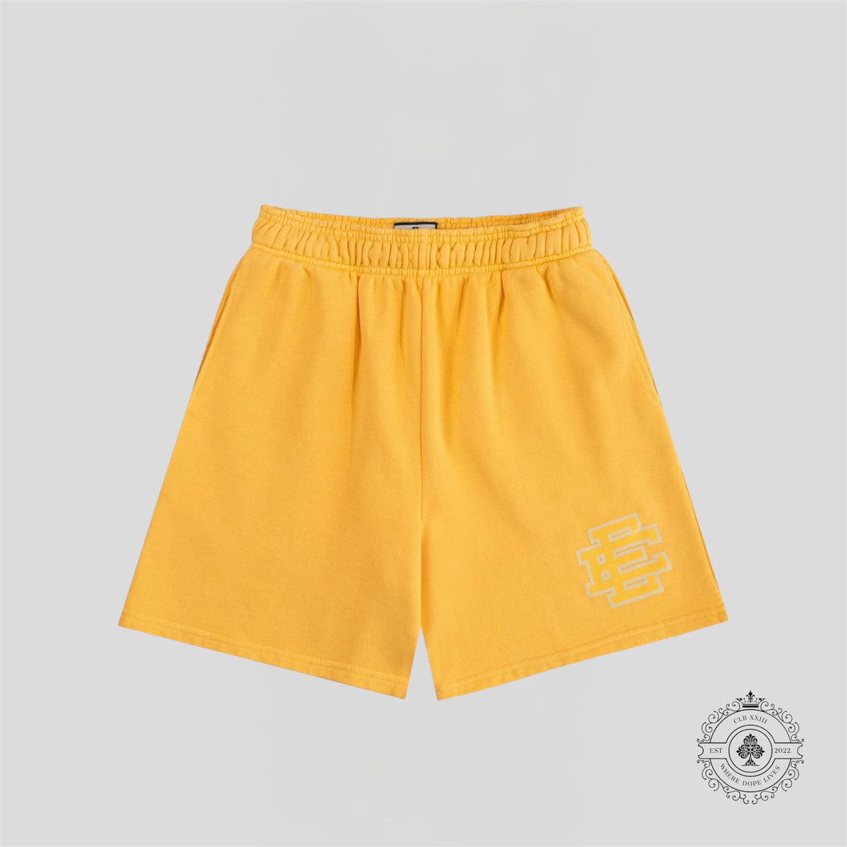 Eric Emanuel Core French Terry Sweatshorts in Yellow