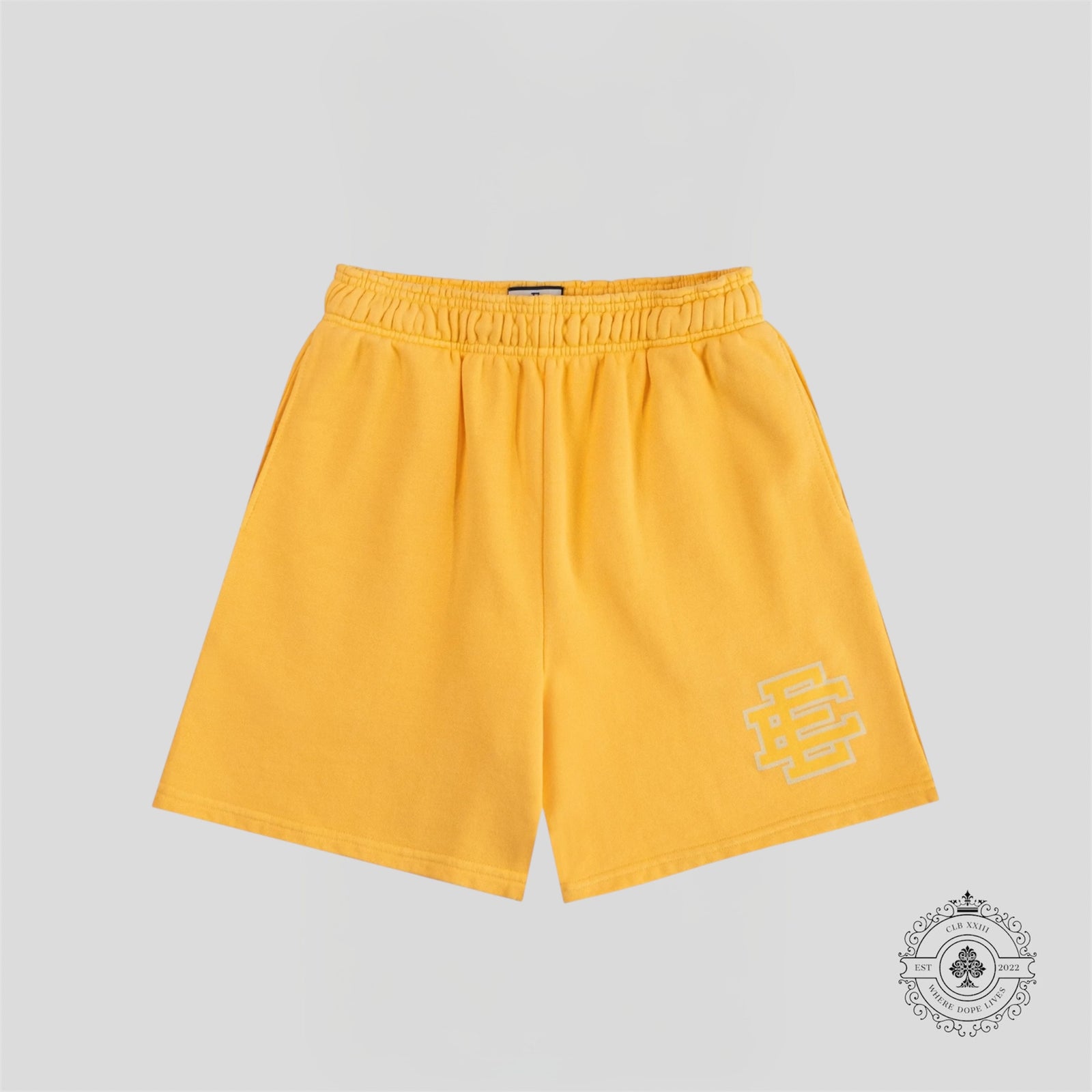 Eric Emanuel Core French Terry Sweatshorts in Yellow